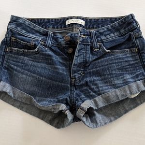 Abercrombie & fitch Sz 4/27 Jean Shorts Buttonfly